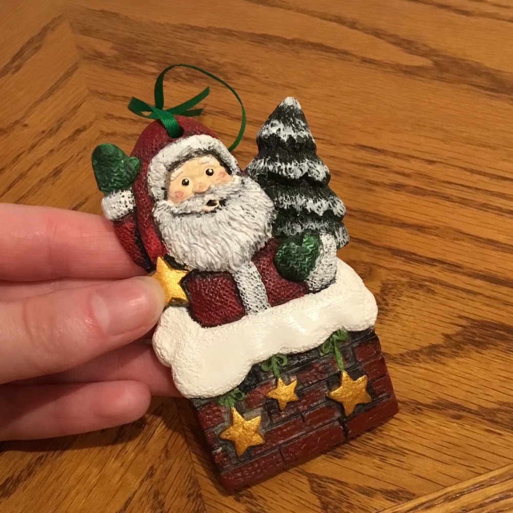 Santa Claus Hand Painted Ornament - Picture 1 of 8